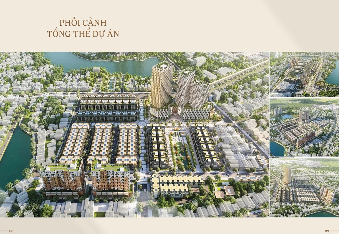 Phối cảnh tổng thể dự án Phối cảnh tổng thể dự án
