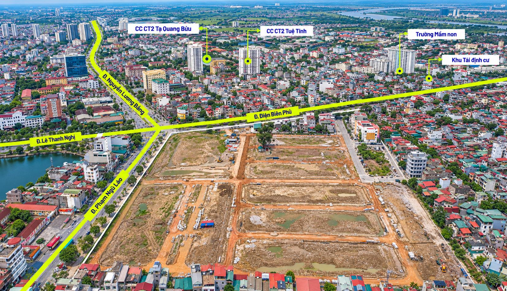 Vị trí dự án khu đô thị máy sứ Hải Dương